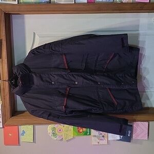 Mountain Horse Mens Riding Jacket Coat Size 52, 2 XL Blue Equestrian Full Zip